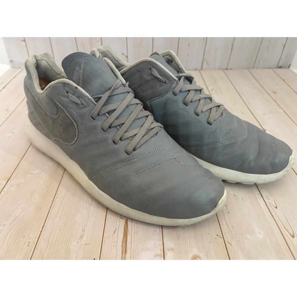 NIKE Roshe Tiempo V1 Quick Strike Size 11.5 Wolf Stealth Gray Leather